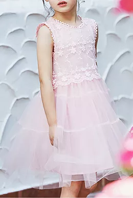新款公主裙儿童裙子蕾丝礼服裙
